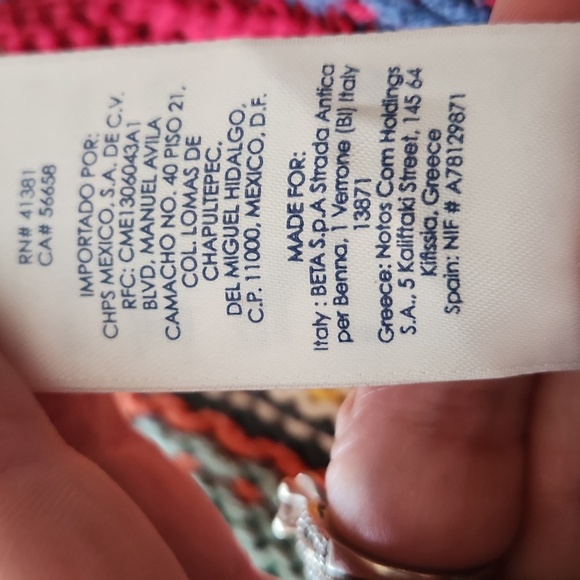 Chaps Colorful Striped Women's Sweater Size 2xl Red Blue Green Yellow Orange - Picture 15 of 16